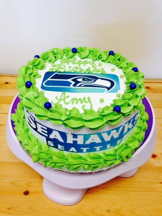 seahawks cake