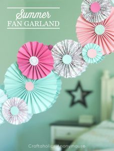 Summer Fan Garland