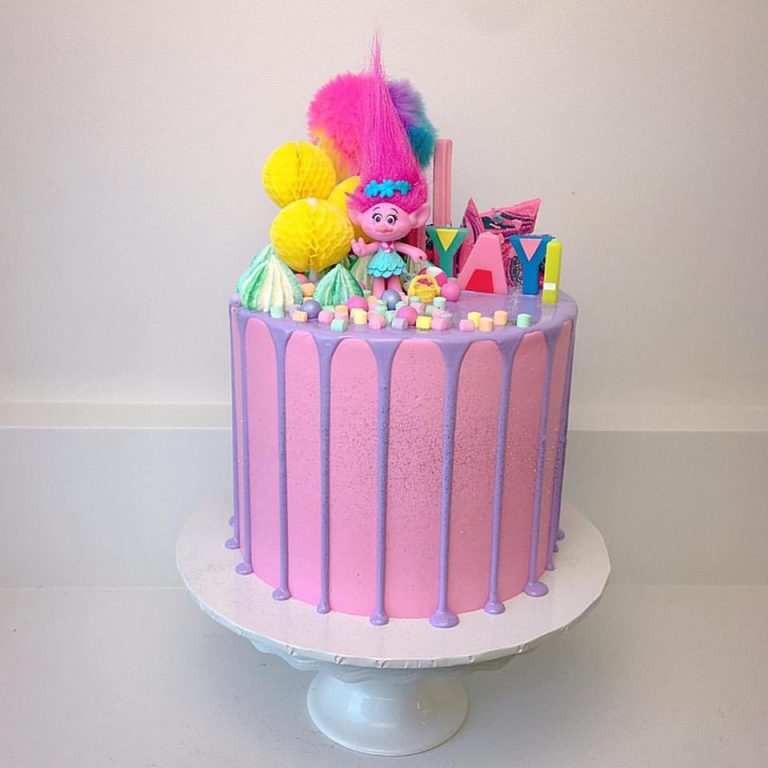 Trolls Cakes Cute Designs For Kids