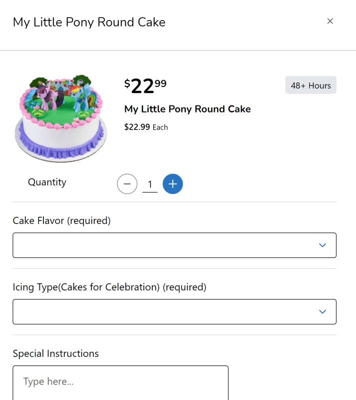 Ralphs Birthday Cake - My LIttle Pony